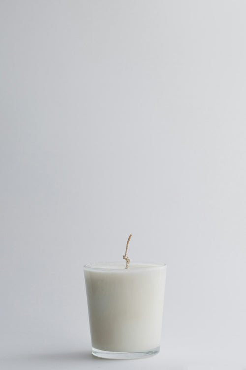 Bougie personnalisée dans un pot en verre